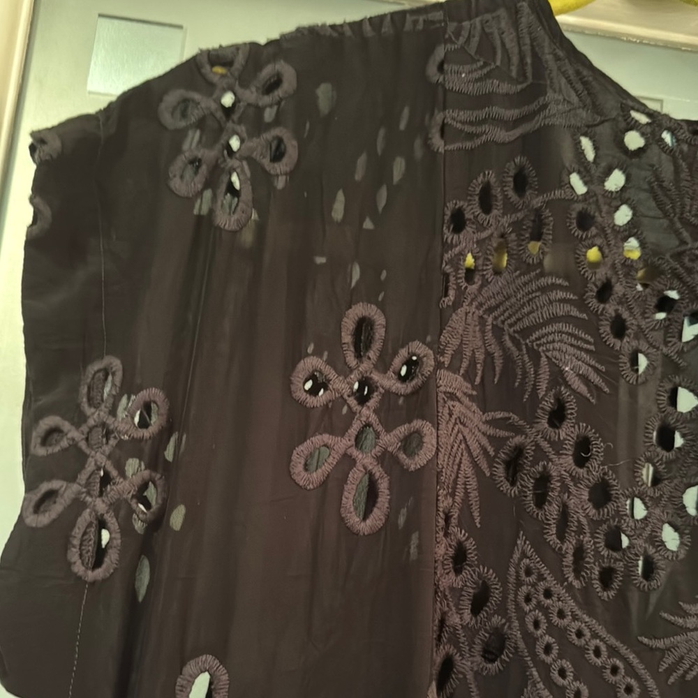 Johnny Was Black V-Neck Maxi Sundress - Picture 6 of 7